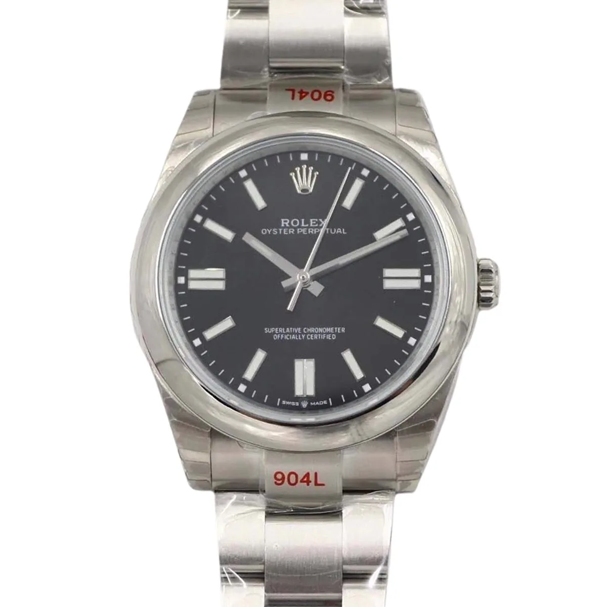 Oyster Perpetual 41mm cadran noir brillant 114300