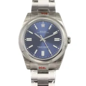 Oyster Perpetual 41mm cadran bleu vif 114300