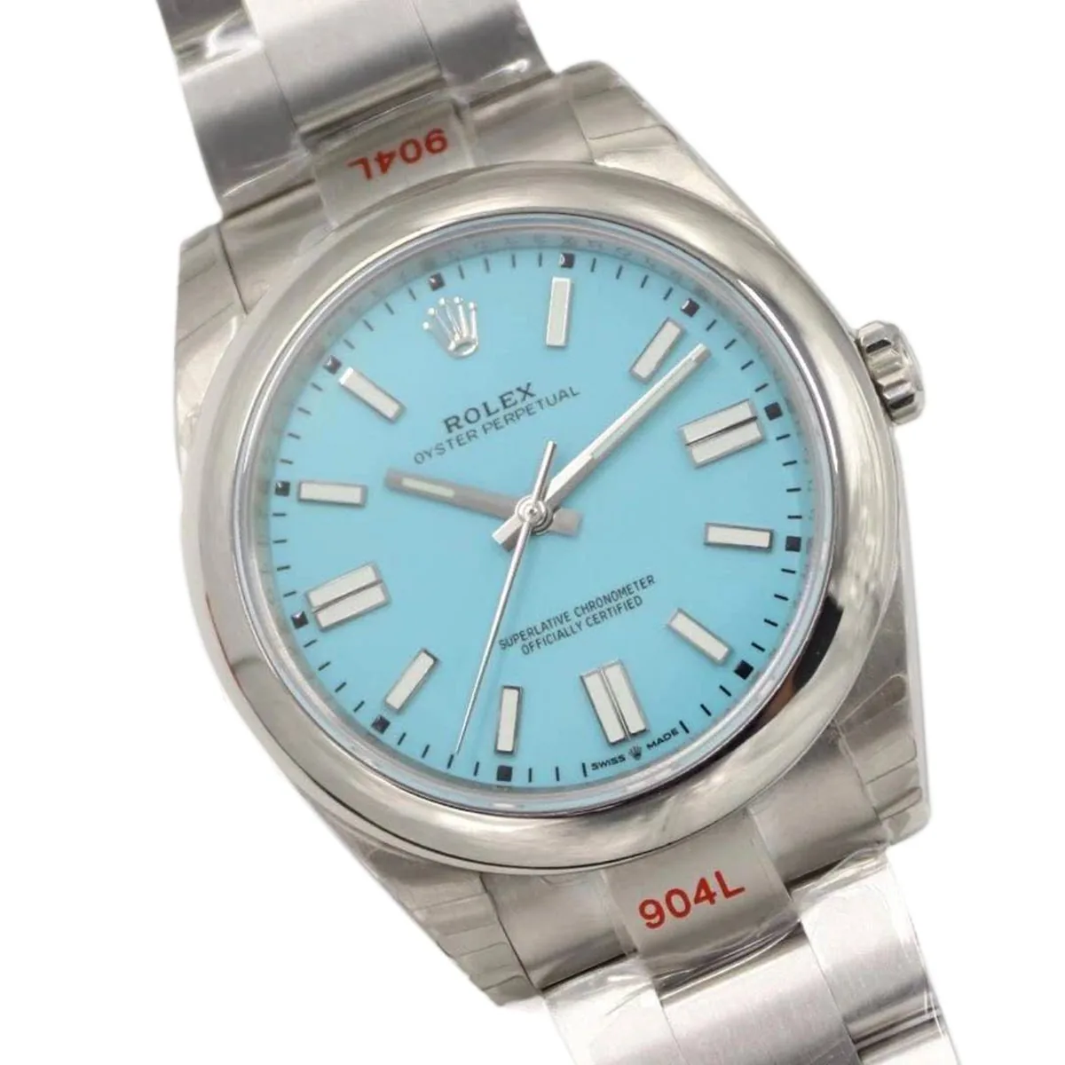 Oyster Perpetual 41mm cadran bleu turquoise 114300 – Image 4