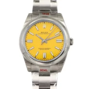 Oyster Perpetual 41mm quadrante giallo 114300