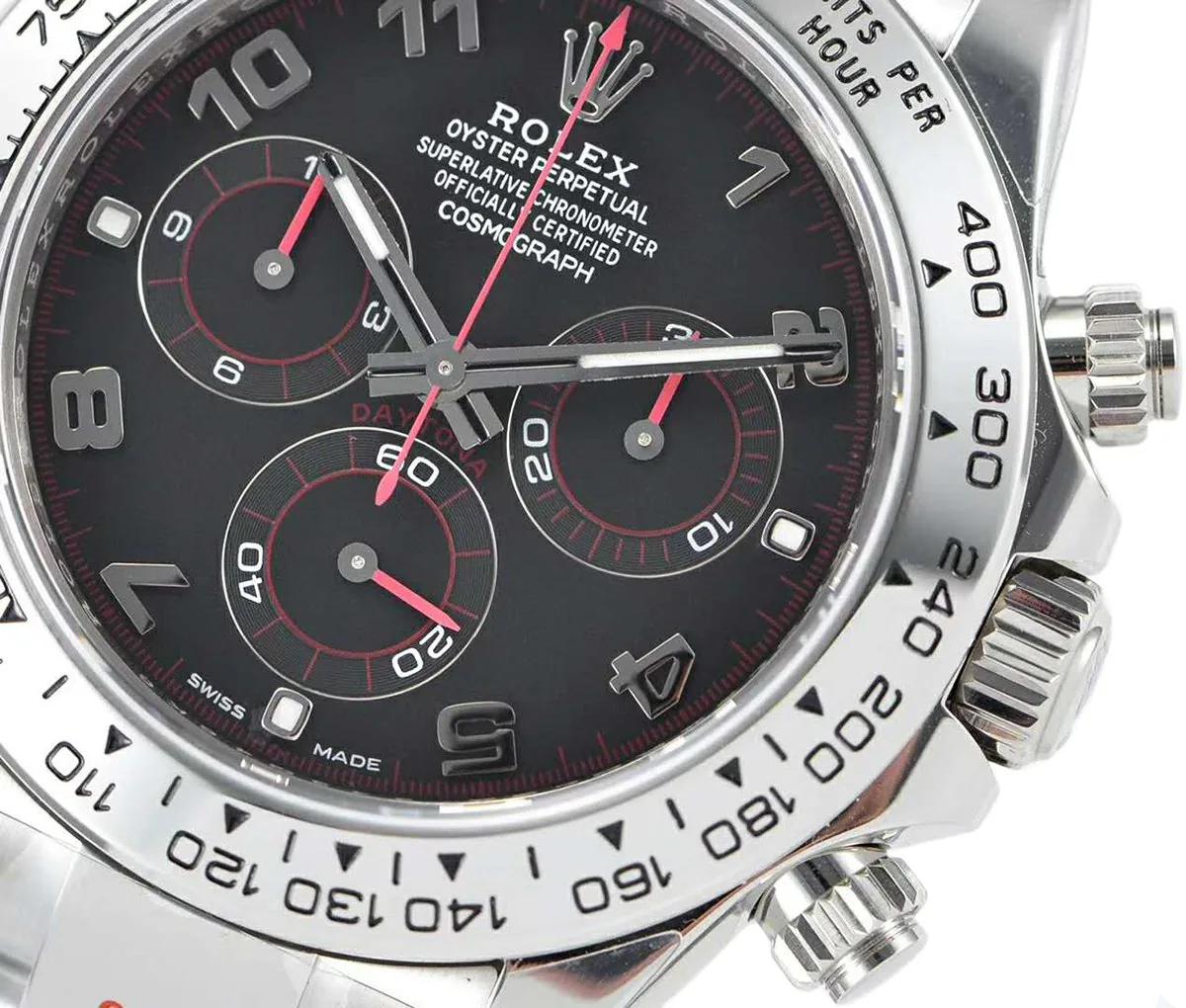 Daytona 116509 cadran noir en or blanc – Image 4