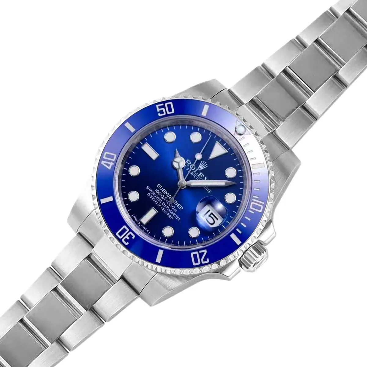 Submariner 116619LB ceramica blu oro bianco - immagine 4