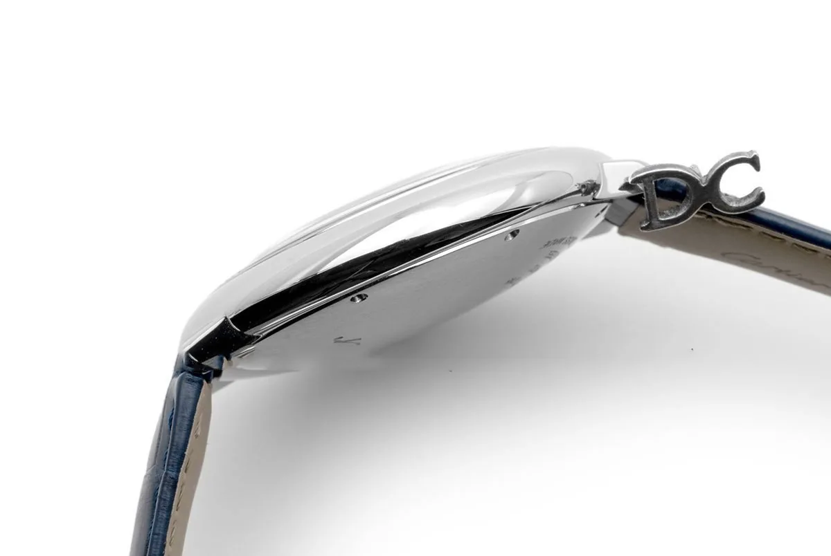 Ballon Bleu De Cartier 42mm Blue Dial in Steel on Blue Leather Strap - Image 3