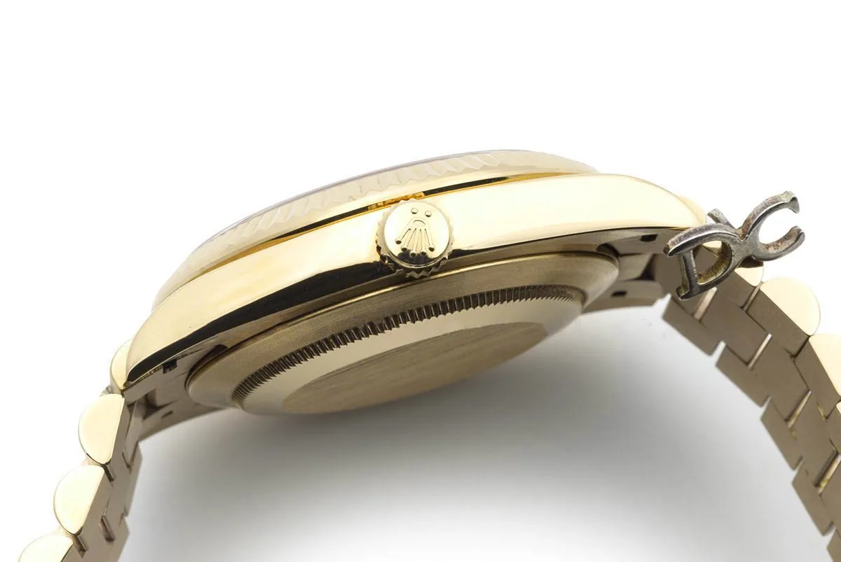Day-Date 40 228238 esfera blanca en oro amarillo - Imagen 4