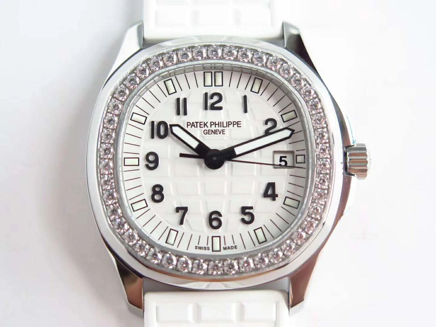 Aquanaut Luce 5067A-011 weißes Zifferblatt in Stahl – Bild 3