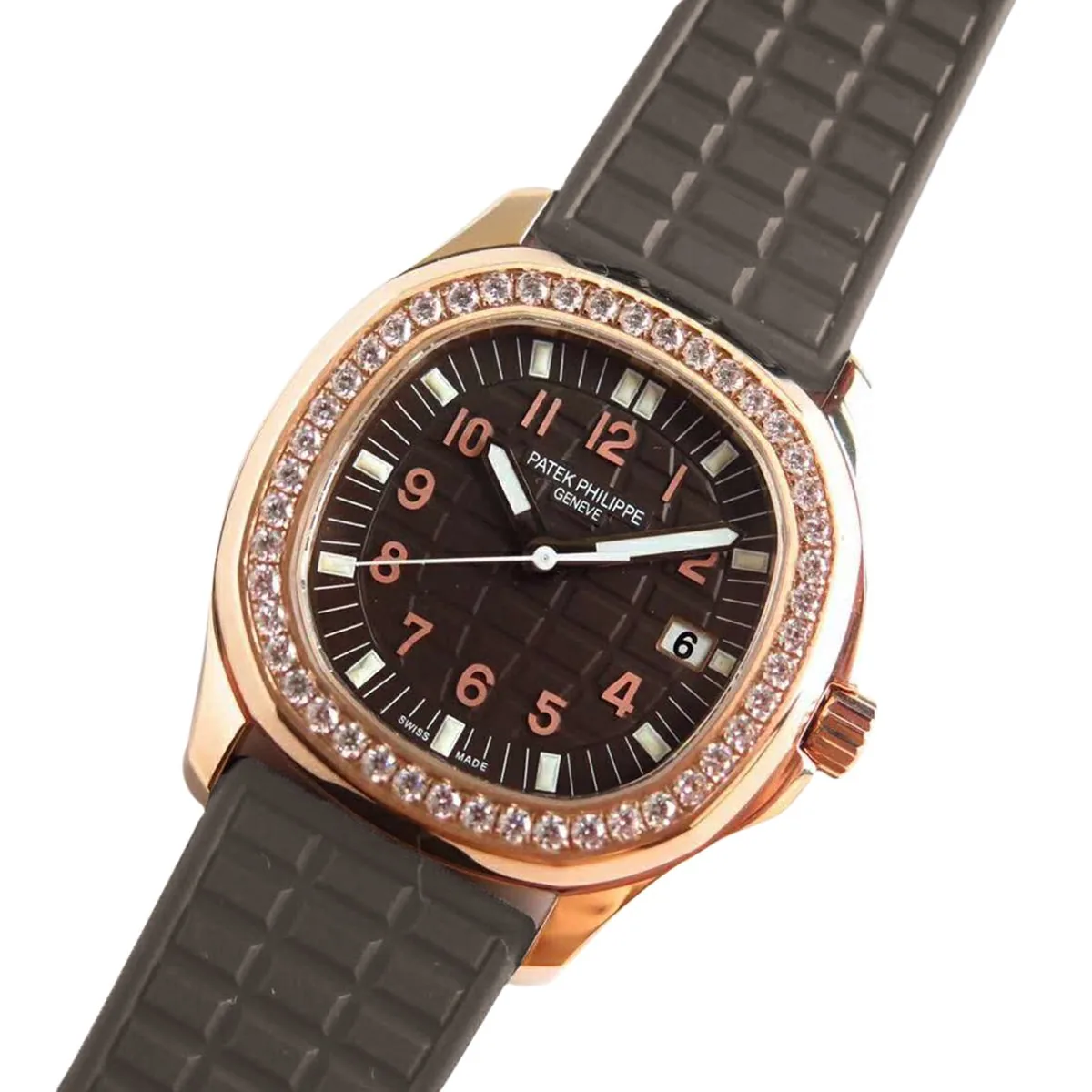 Aquanaut Luce 5068R-001 quadrante marrone in oro rosa - immagine 3