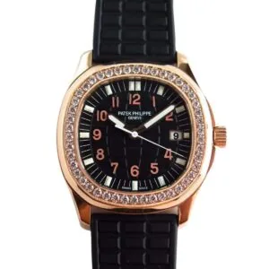 Aquanaut Luce 5068R quadrante nero in oro rosa
