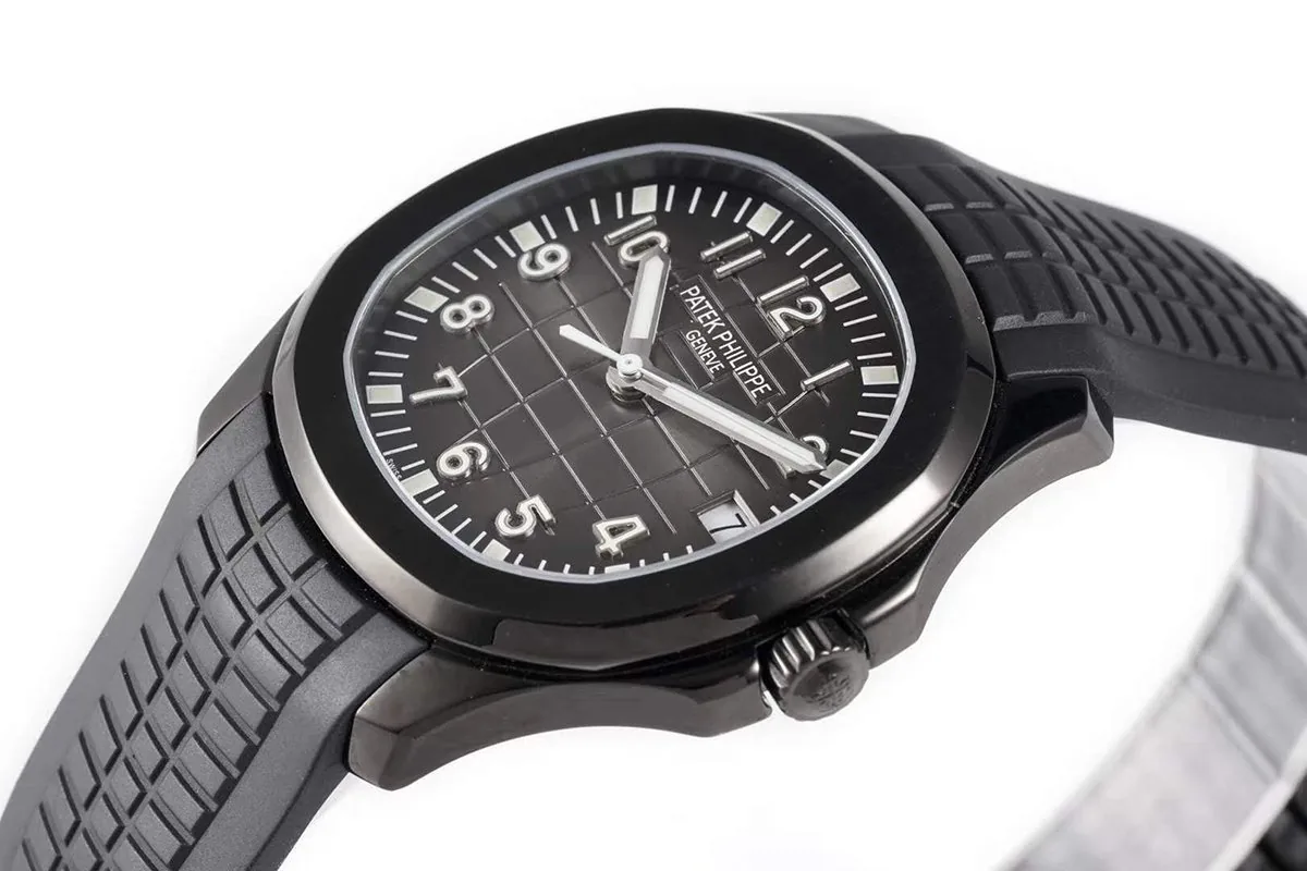 Aquanaut 5167A ‘Black Venom Limited Edition’ esfera negra con correa de caucho negra - Imagen 2