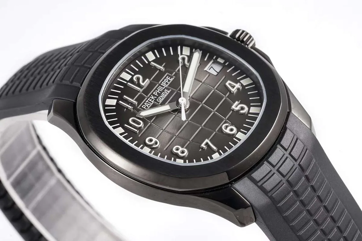 Aquanaut 5167A ‘Black Venom Limited Edition’ esfera negra con correa de caucho negra - Imagen 8