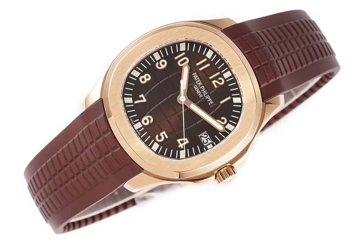 Aquanaut 5167/1R quadrante marrone in oro rosa - immagine 2