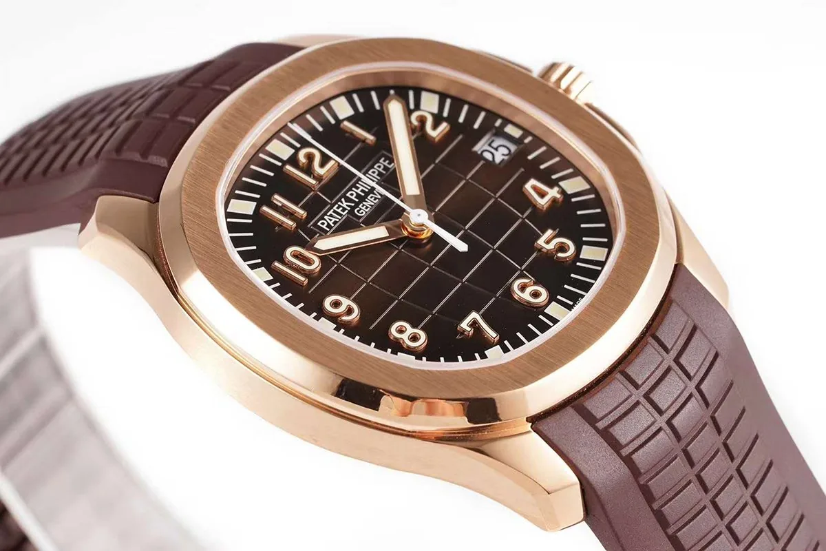 Aquanaut 5167/1R quadrante marrone in oro rosa - immagine 6