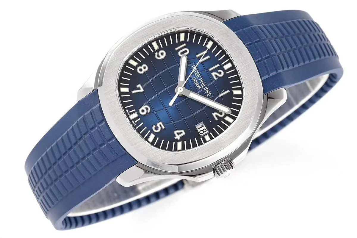 Aquanaut 5168G quadrante blu in oro bianco - immagine 2