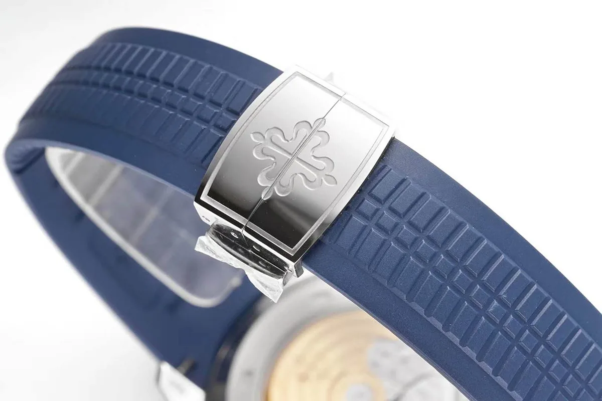 Aquanaut 5168G quadrante blu in oro bianco - immagine 7