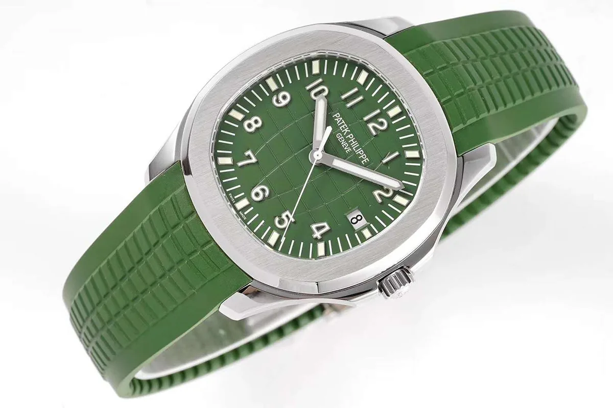 Aquanaut 5168G-010 cadran vert en or blanc – Image 2