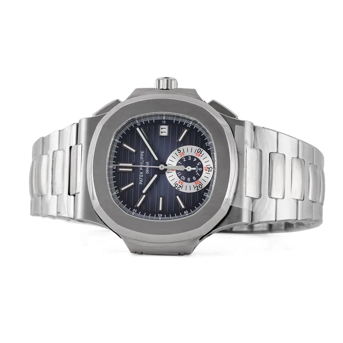 Nautilus 5980/1A-001 quadrante blu in acciaio - immagine 4