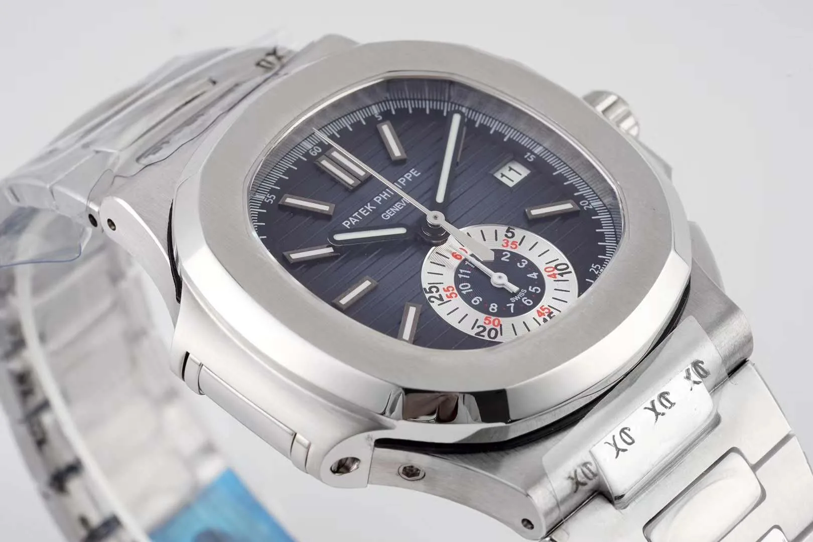 Nautilus 5980/1A-001 quadrante blu in acciaio - immagine 5