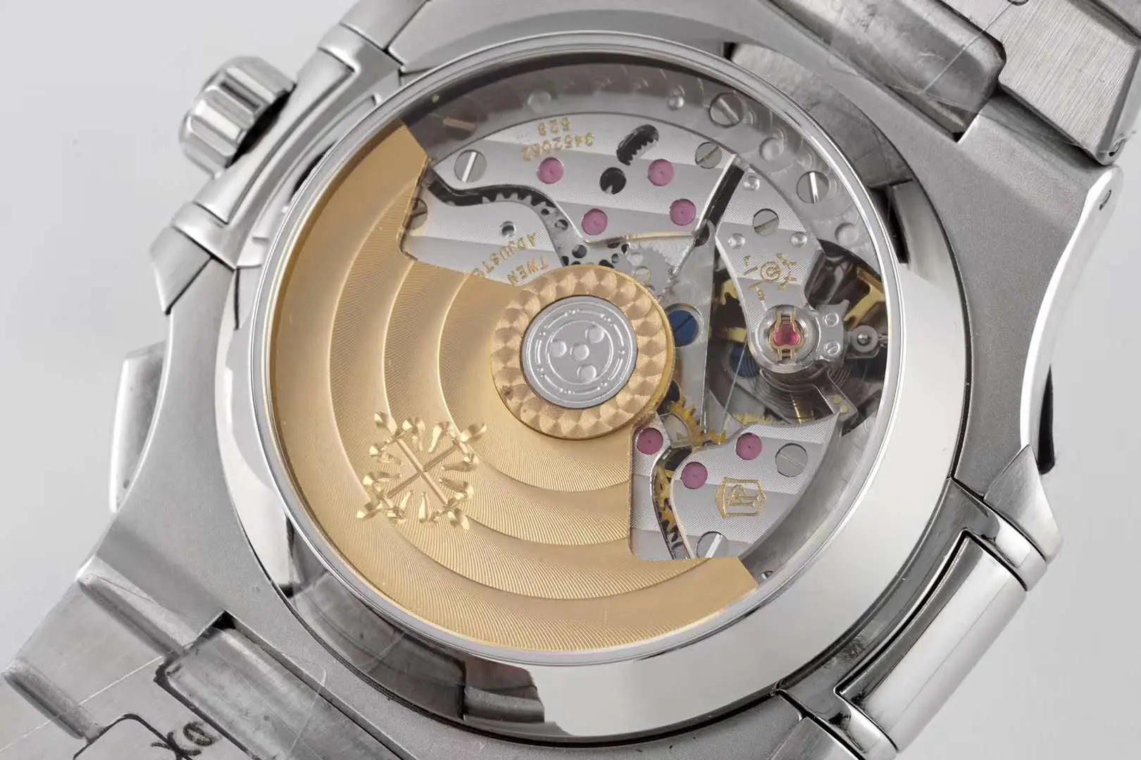 Nautilus 5980/1A-019 quadrante bianco in acciaio - immagine 6