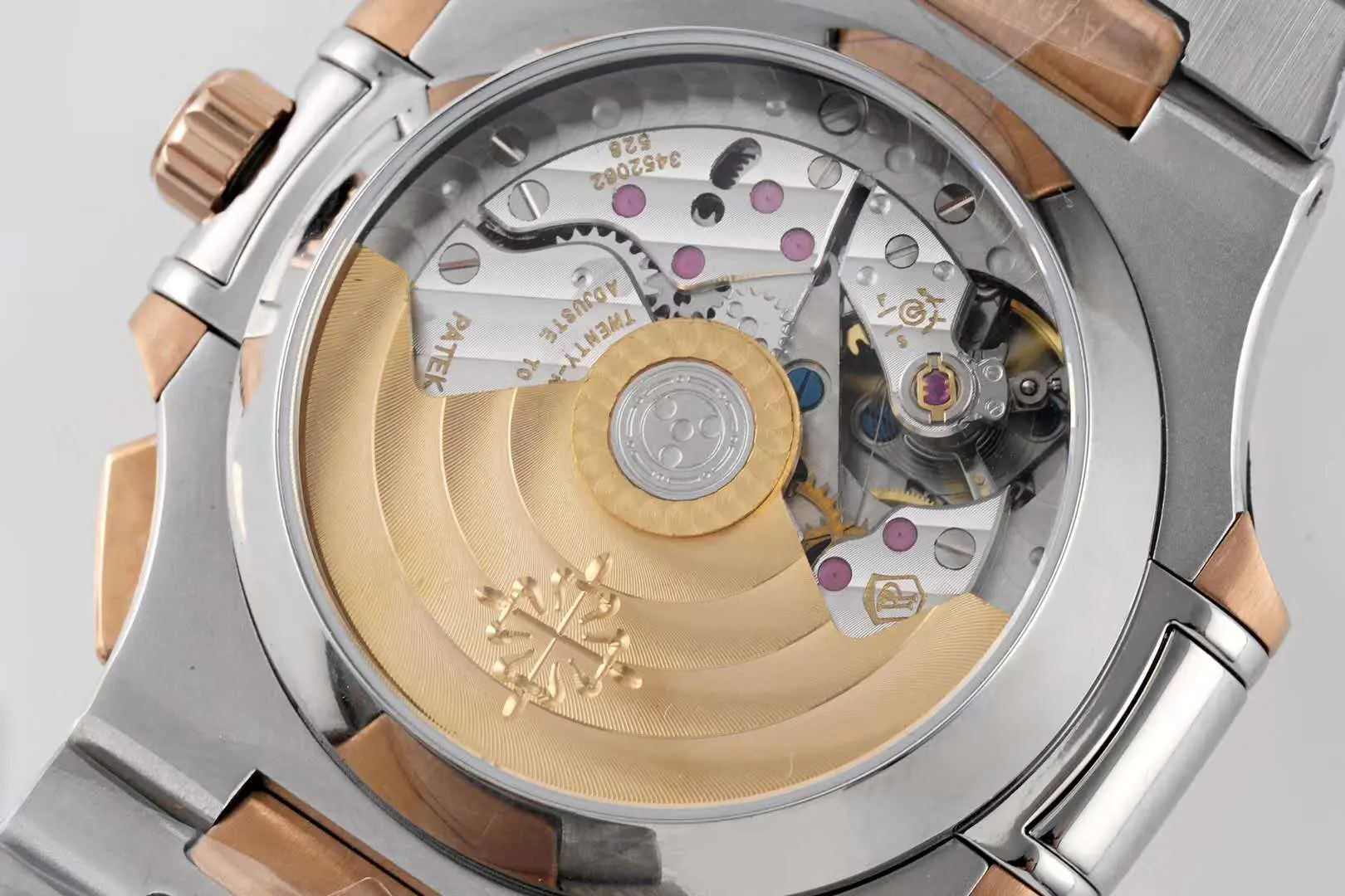 Nautilus Chronograph 5980/1AR en acier et or rose – Image 6