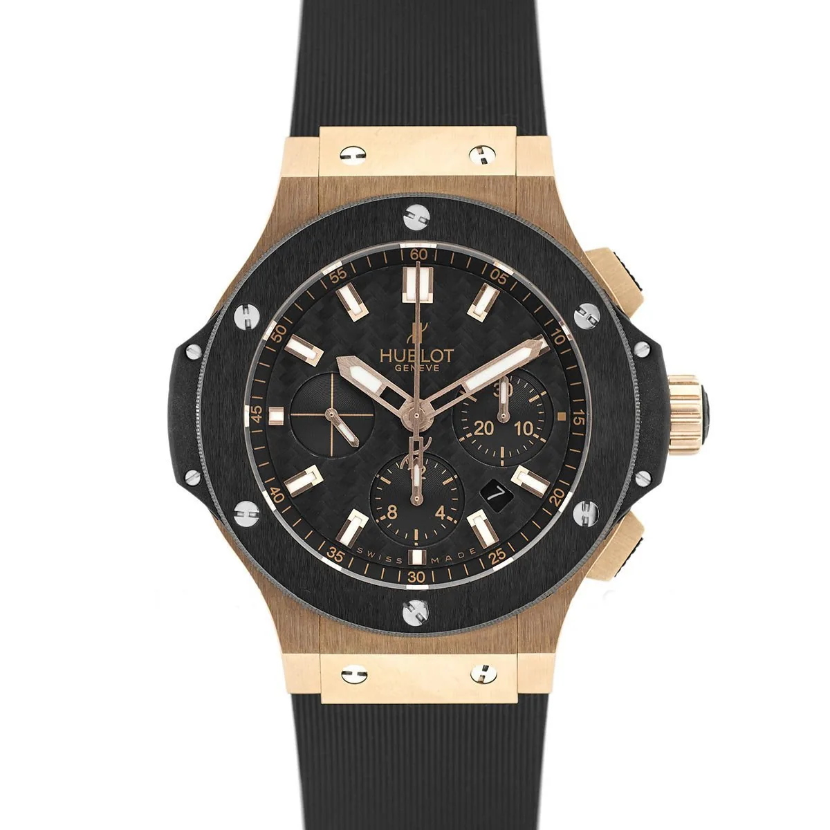 Big Bang Chronograph Kohlefaser-Zifferblatt in Roségold