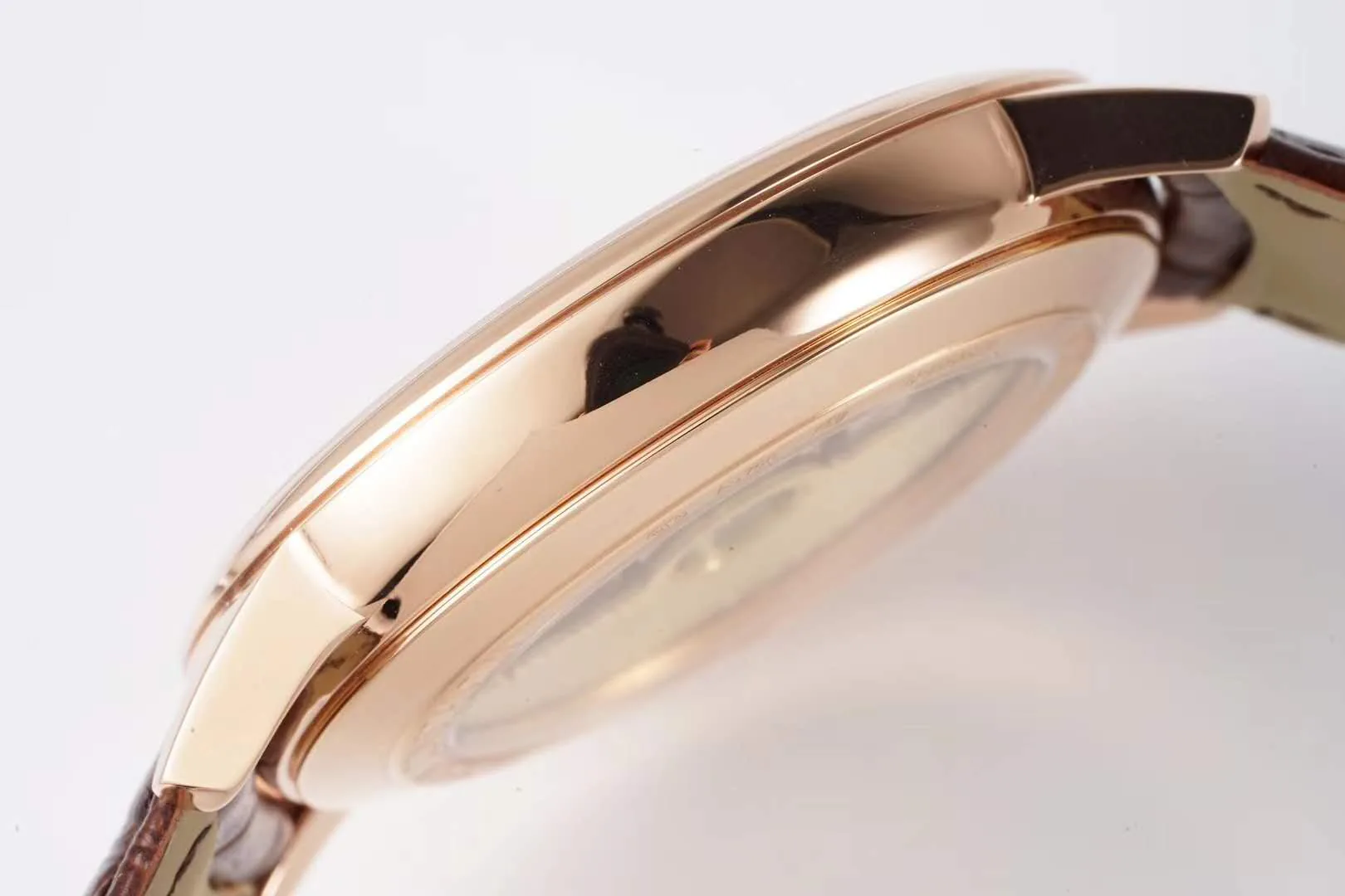 Patrimony quadrante bianco in oro rosa Ref: 85180 - immagine 8