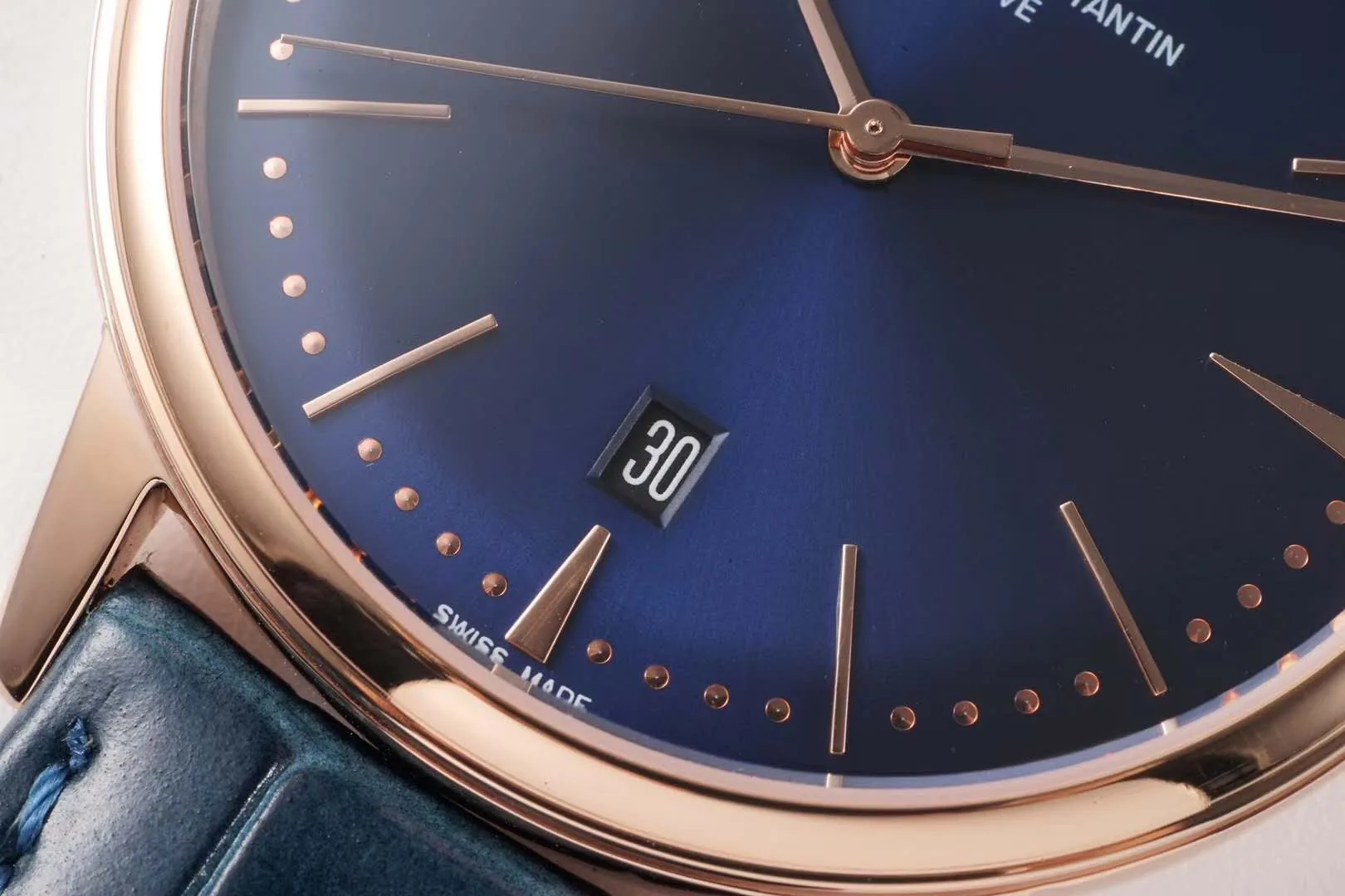 Patrimony quadrante blu in oro rosa Ref: 85180 - immagine 5