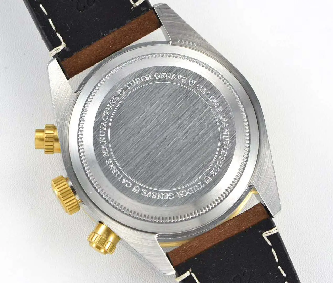Black Bay Chrono S&G Réf: M79363N sur bracelet en cuir – Image 5