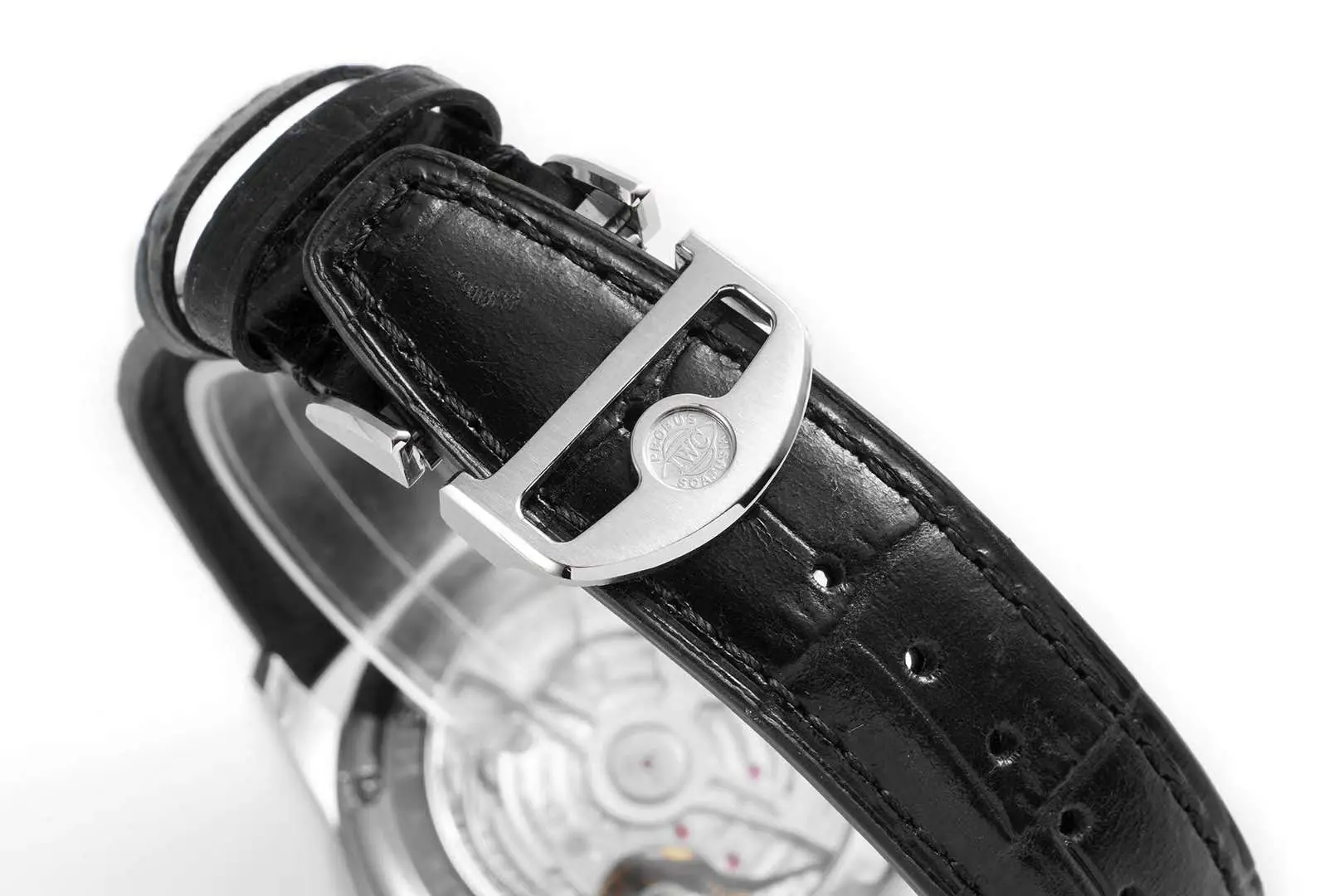 Portugieser Chronograph IW371605 weißes Zifferblatt in Stahl – Bild 8