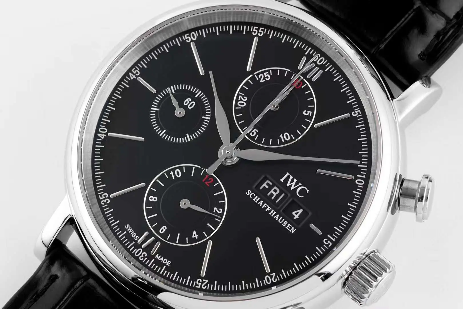 Portofino Chronograph IW391029 Edition “150 Years” cadran noir en acier – Image 3