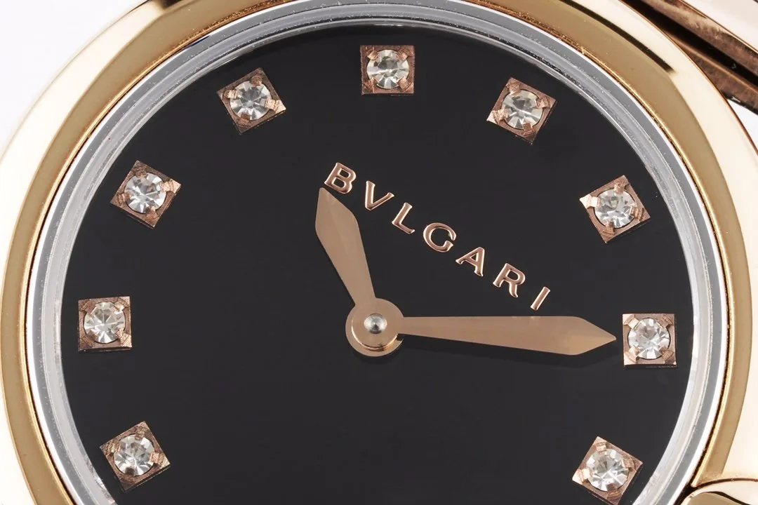 Lvcea quadrante nero in oro rosa/acciaio - immagine 4