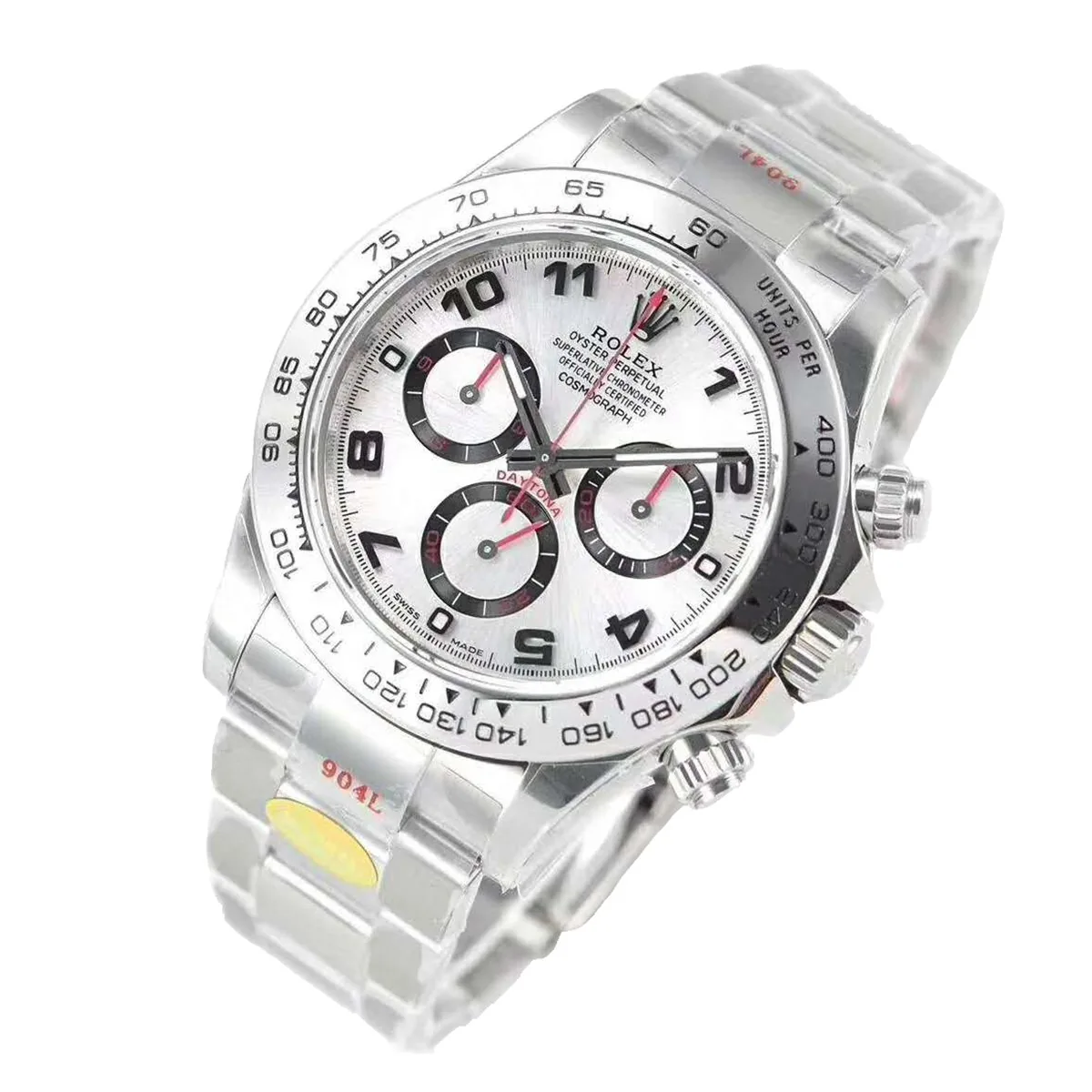 Daytona 116509 esfera plateada en oro blanco - Imagen 2