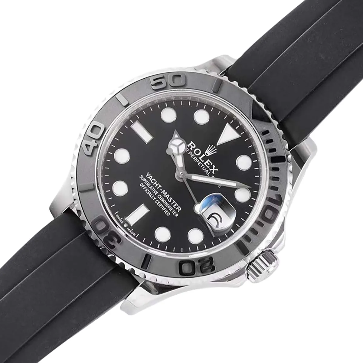 Yacht-Master 42 226659 White Gold on Oysterflex Strap - Image 2