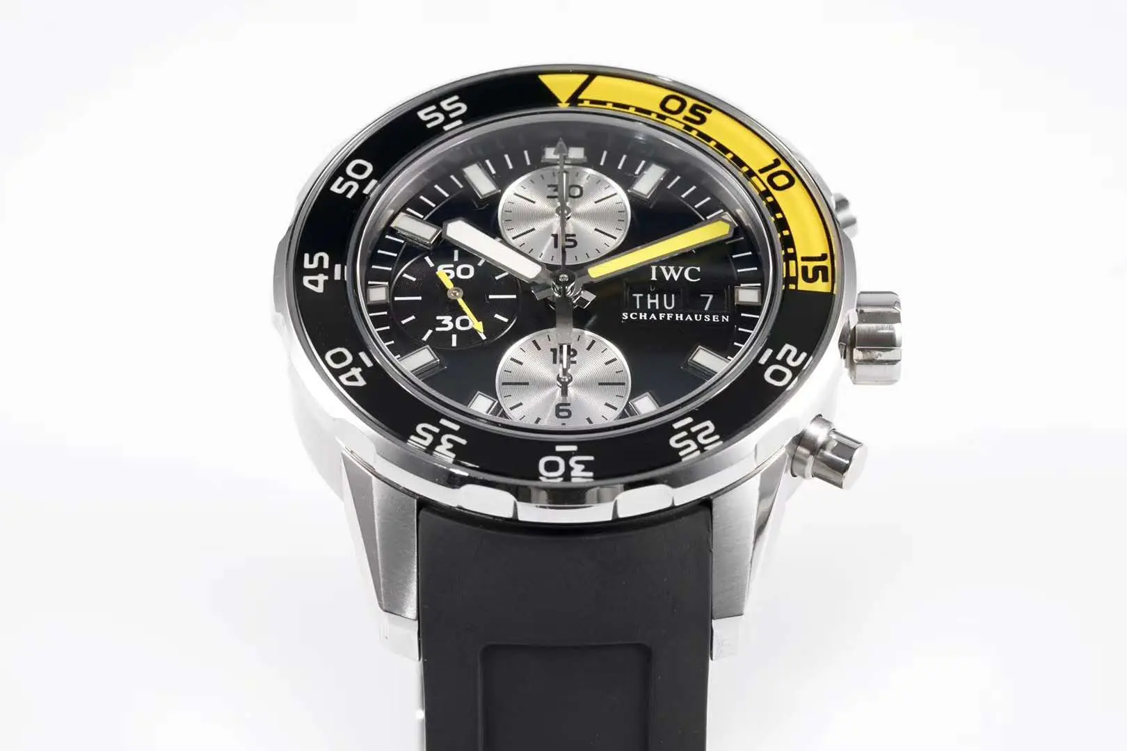 Aquatimer Chronograph IW376702 schwarzes Zifferblatt – Bild 3