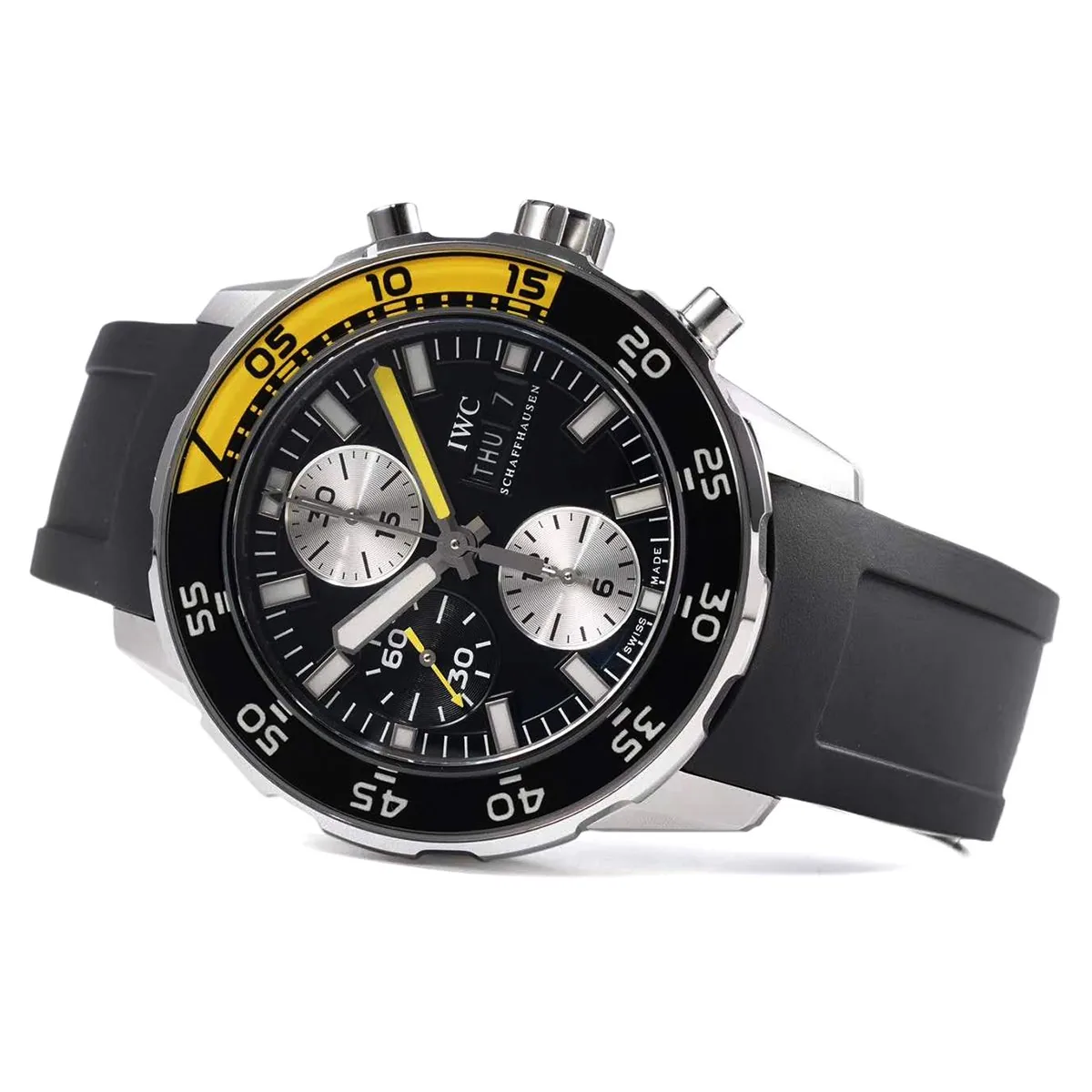 Aquatimer Chronograph IW376702 schwarzes Zifferblatt – Bild 4