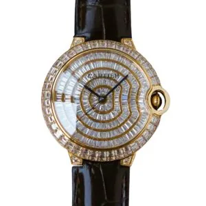 Ballon Bleu de Cartier 42mm Diamond Paved Dial in Yellow Gold