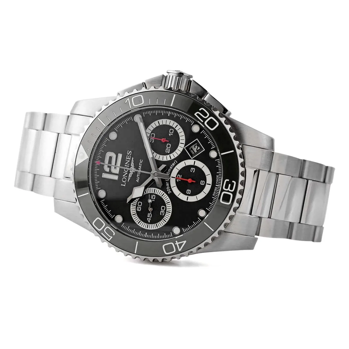 Hydroconquest Black Dial on Bracelet - Image 5