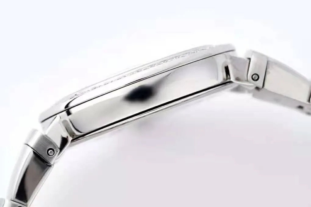 Lvcea cadran vert émeraude en acier lunette diamants – Image 9