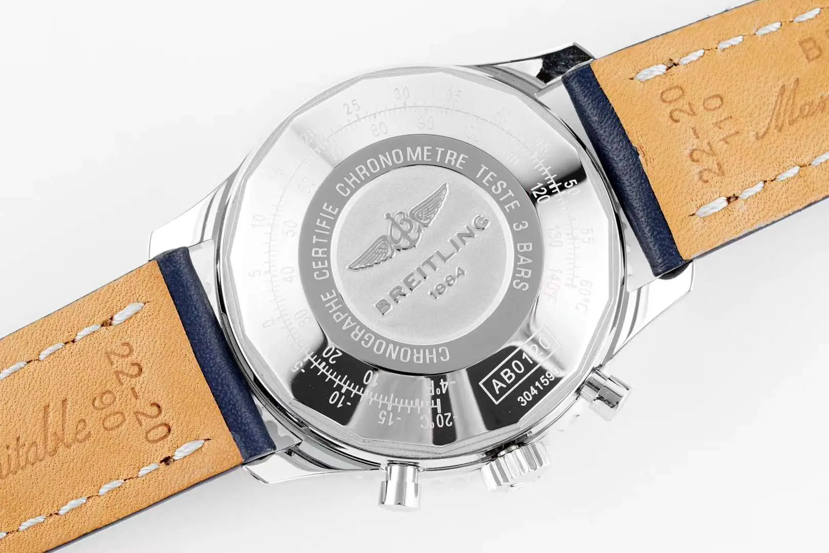 Navitimer 01 Chronograph quadrante blu in acciaio - immagine 6