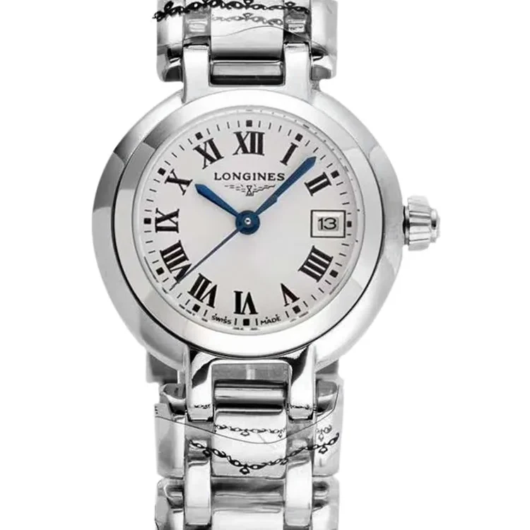 Primaluna White Dial with Roman Markers