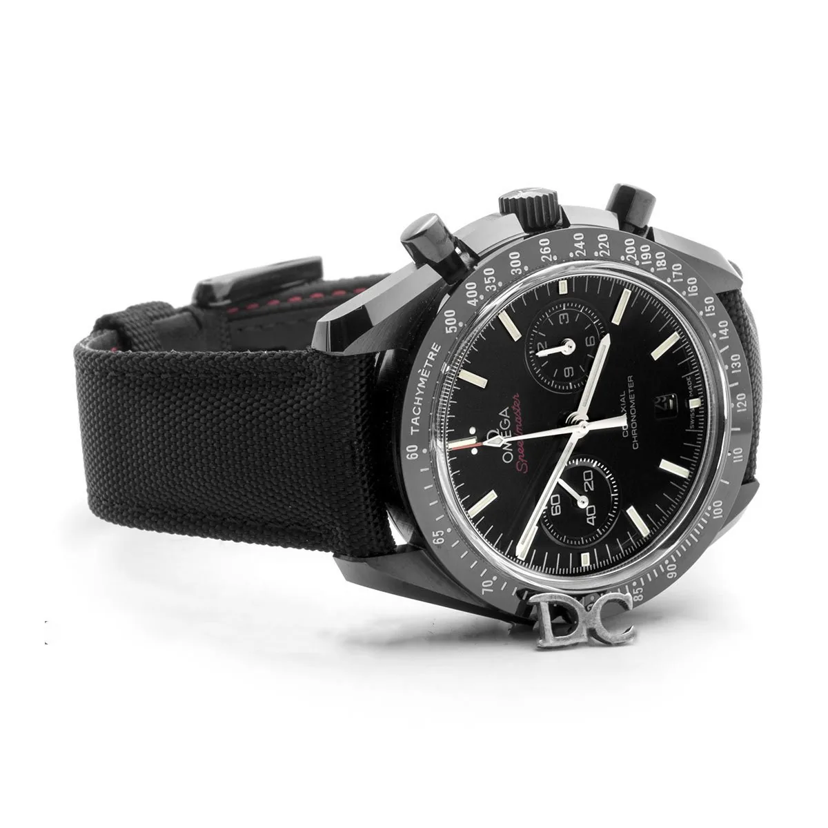 Speedmaster Moonwatch Co-Axial Chronograph ‘Dark Side of The Moon’ mit weißem Tachymeter – Bild 2