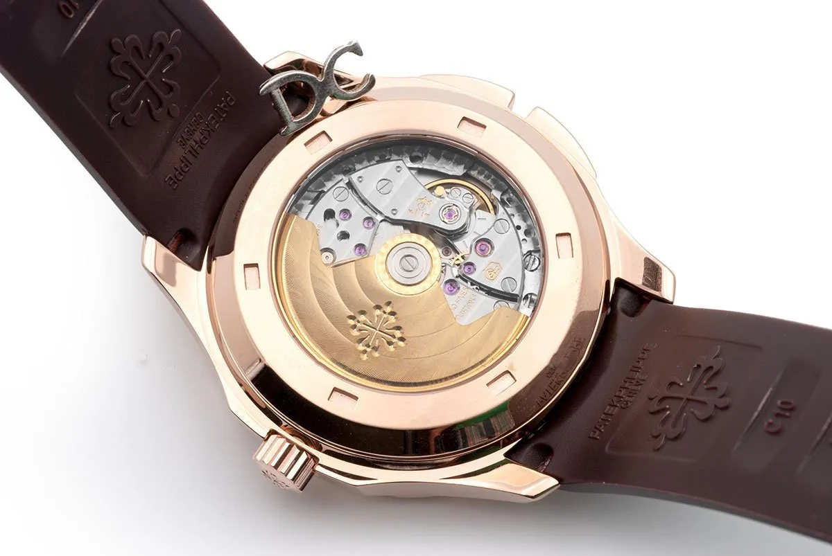 Aquanaut Time Travel 5164A esfera marrón en oro rosa - Imagen 7