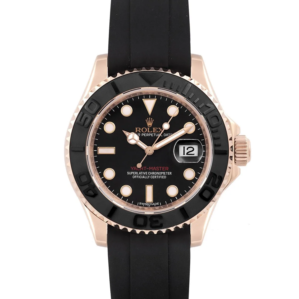 Yacht-Master 116655 oro Everose (Baselworld 2015) su cinturino Oysterflex