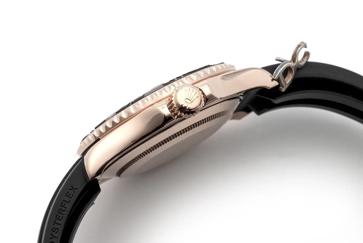 Yacht-Master 116655 oro Everose (Baselworld 2015) su cinturino Oysterflex - immagine 6
