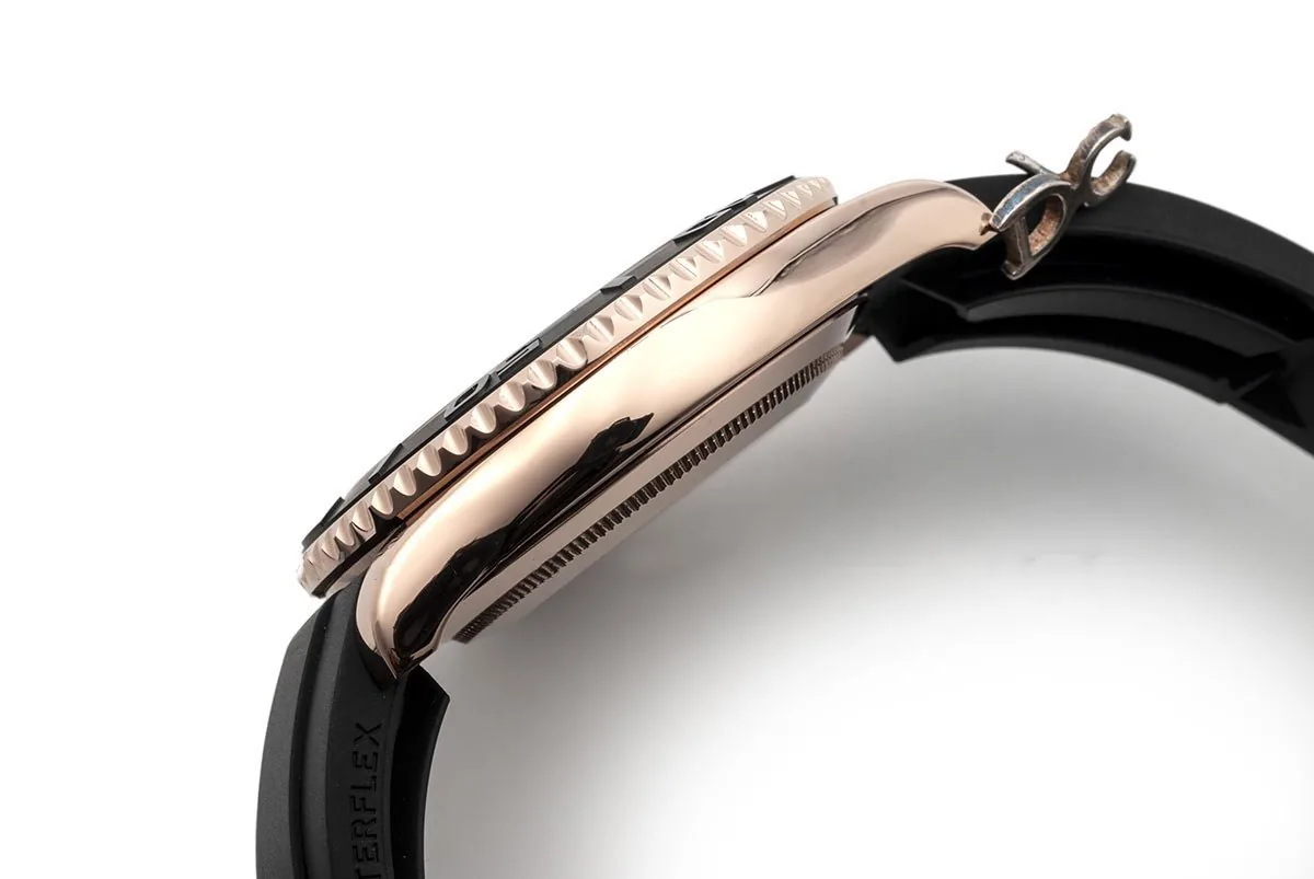 Yacht-Master 116655 oro Everose (Baselworld 2015) su cinturino Oysterflex - immagine 7