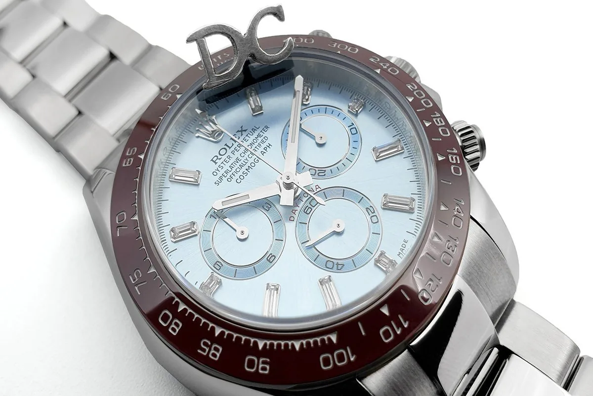 Daytona 116506 Platin eisblaues Zifferblatt mit Diamantindizes – Bild 2
