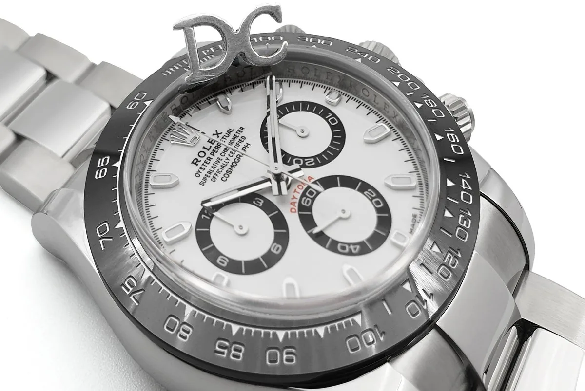 Daytona Panda 126500 APSF quadrante bianco in acciaio - immagine 3
