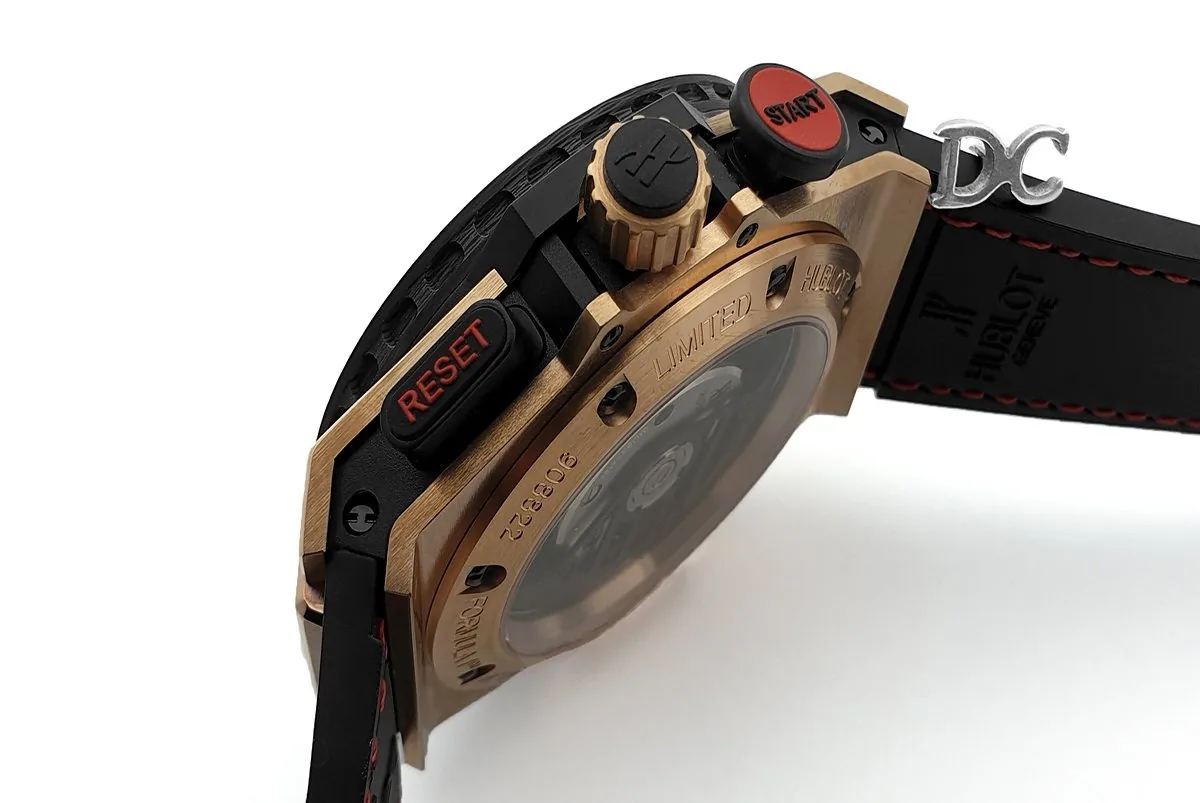 King Power F1 cronografo quadrante grigio in oro rosa - immagine 9