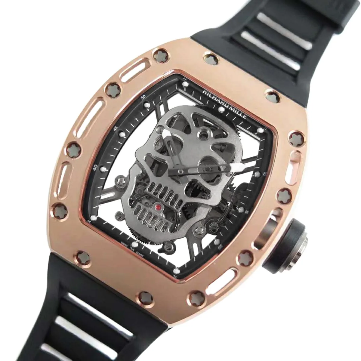 RM 052-01 Tourbillon Skull in oro rosa - immagine 3
