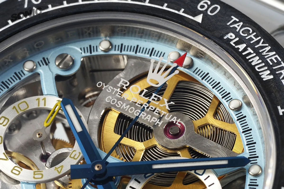 Blaken Daytona esfera esqueleto en acero - Imagen 3