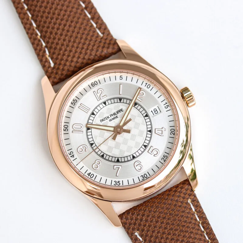 Calatrava 6007 quadrante bianco in oro rosa - immagine 2