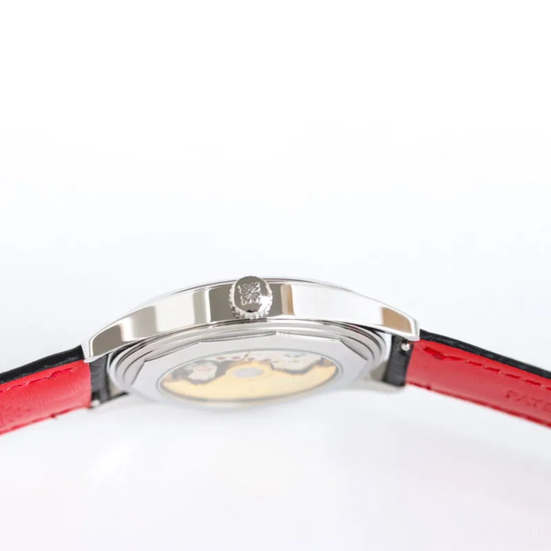 Calatrava 6007G-001 cadran noir rouge en or blanc – Image 4